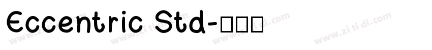 Eccentric Std字体转换